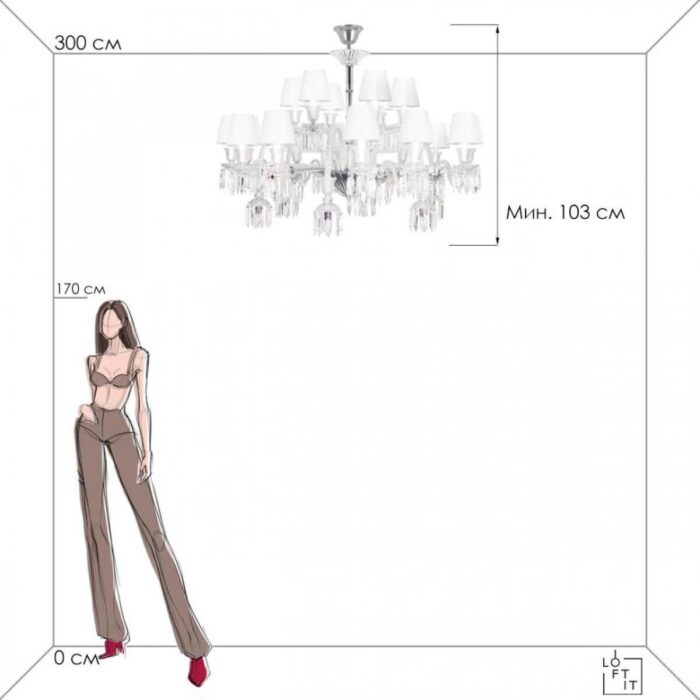 Подвесная люстра Loft IT Flambeau 10209/24 — изображение 3