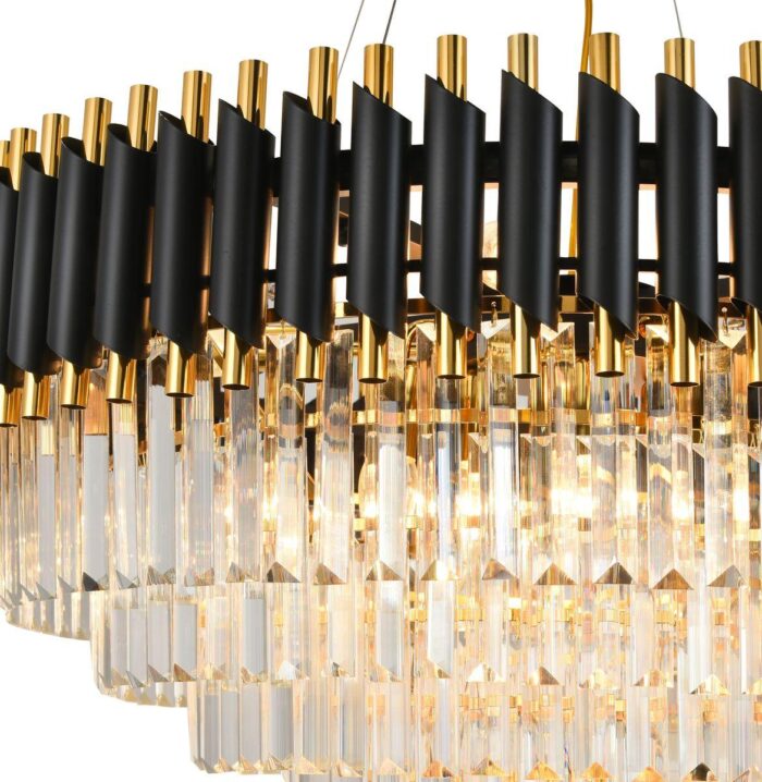 Подвесная люстра Natali Kovaltseva Darian 76017/12C Gold Black — изображение 2