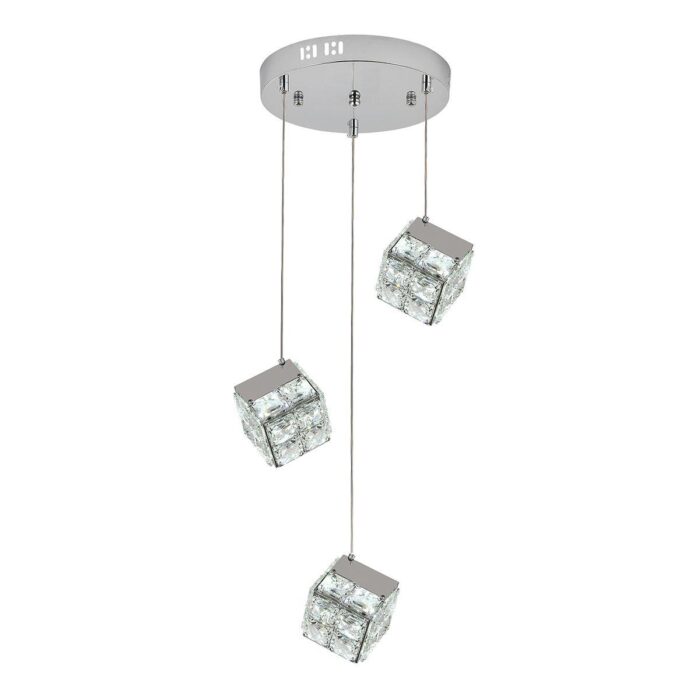 Подвесная светодиодная люстра Indigo Radioso 12048/3P Chrome V000136L — изображение 3