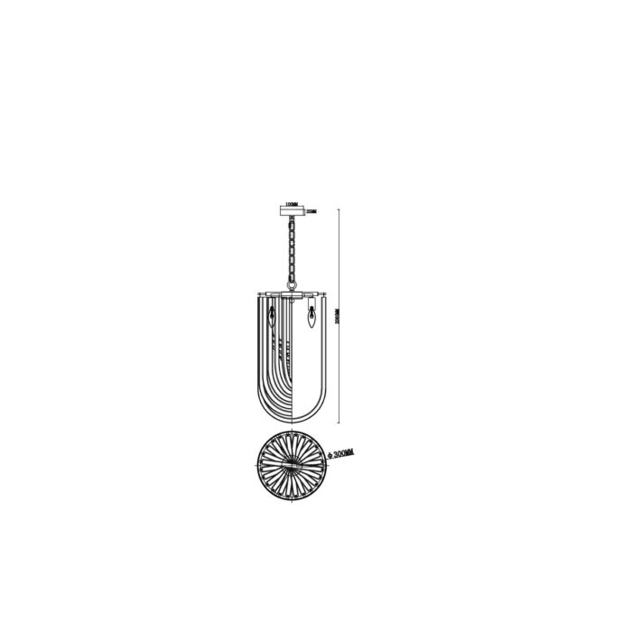 Подвесной светильник Freya Onda FR5182PL-03FG — изображение 2