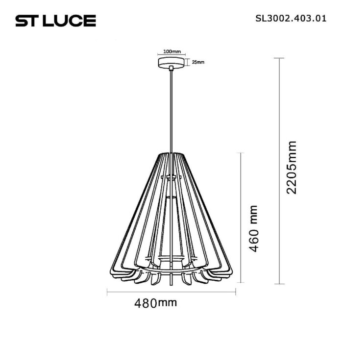 Подвесной светильник ST Luce Sentito SL3002.403.01 — изображение 2