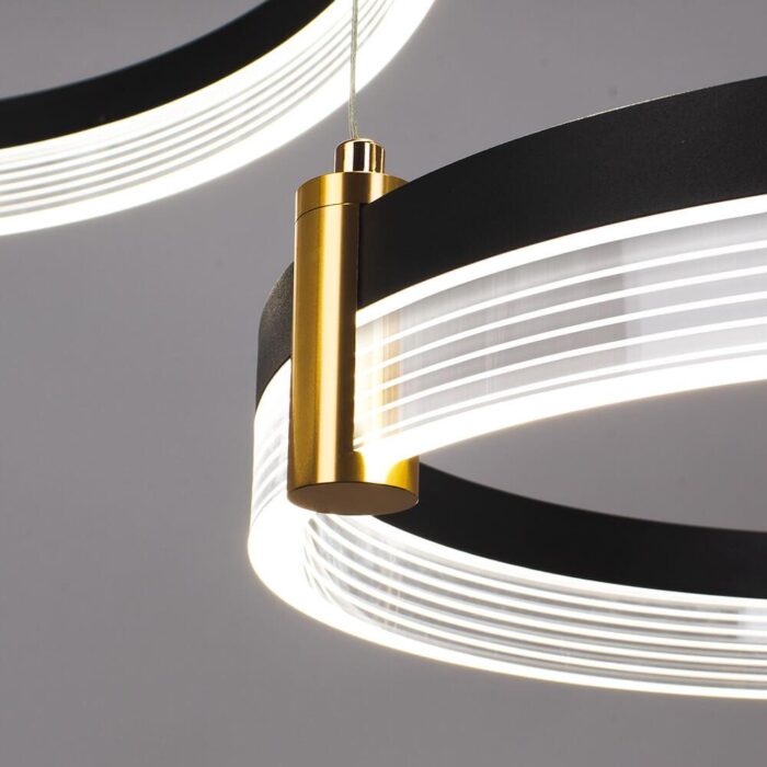 Подвесной светодиодный светильник Arte Lamp Mercury A2184SP-1BK — изображение 2