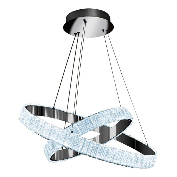 Подвесной светодиодный светильник iLedex Crystal ice MD7212-60A CR — изображение 9