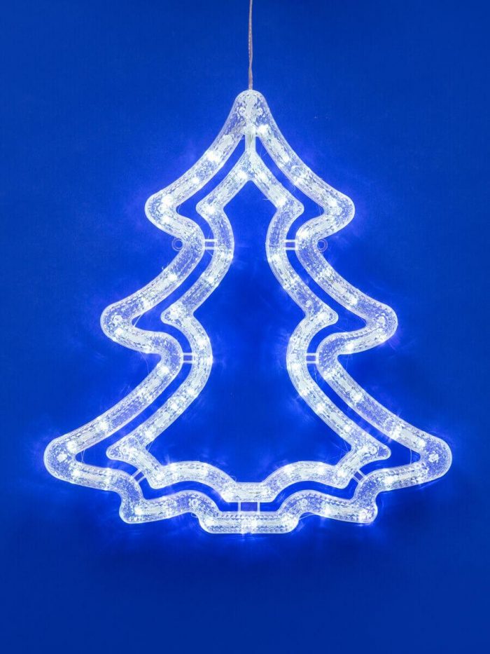 Подвесной светодиодный светильник «Ёлочка» Uniel ULD-H3543-070/STA White IP20 Xmas Tree UL-00001405 — изображение 4
