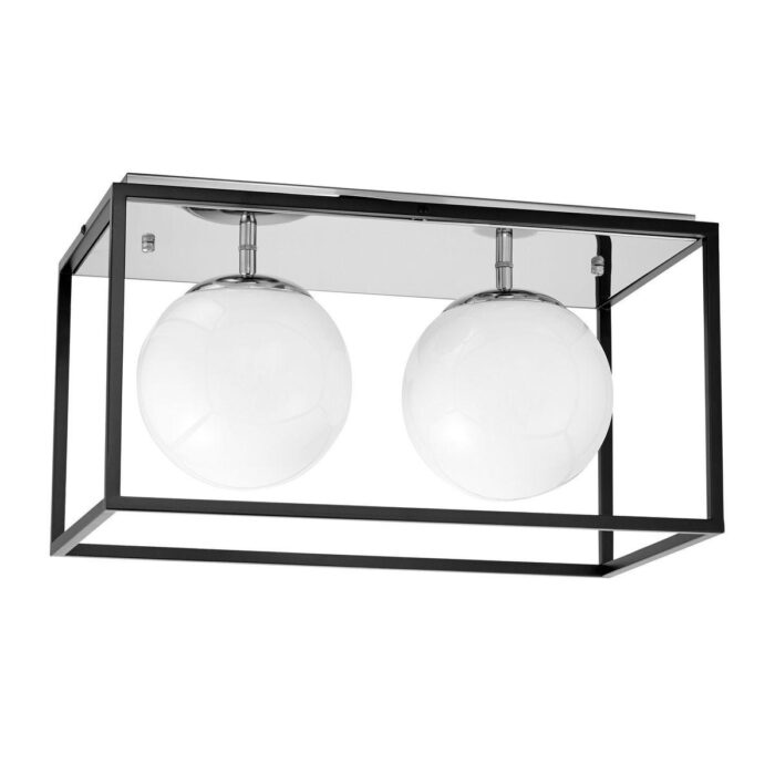 Потолочная люстра Lumina Deco Maldini LDC 8060-2 CHR+BK — изображение 4