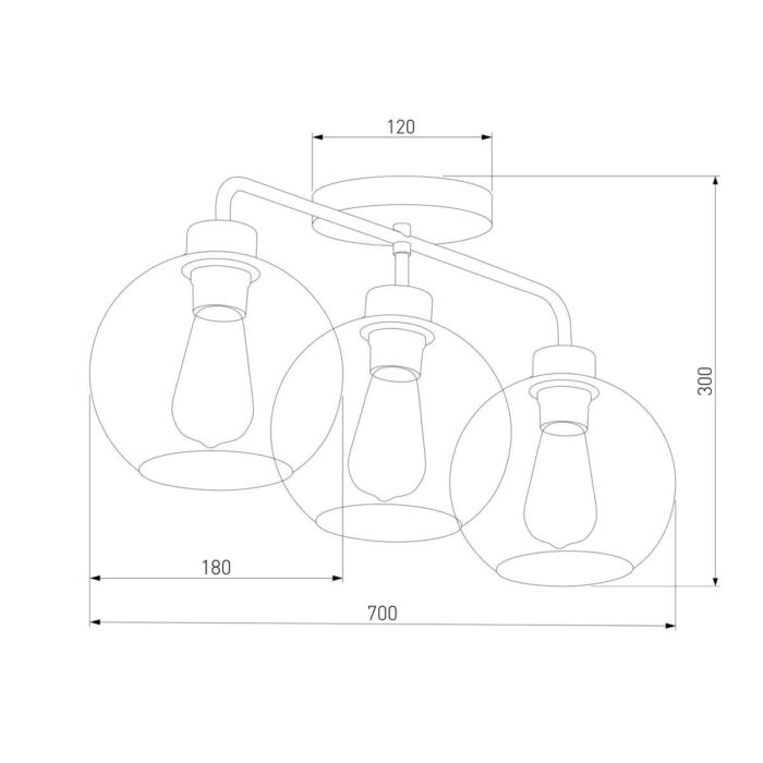 Потолочная люстра TK Lighting 4020 Bari — изображение 2