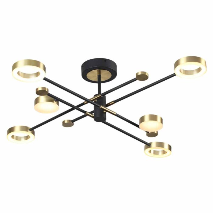Потолочная светодиодная люстра Odeon Light Midcent Denzel 4321/55CL — изображение 3