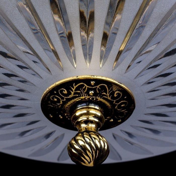 Потолочный светильник Artglass Lea III. Brass Antique — изображение 3