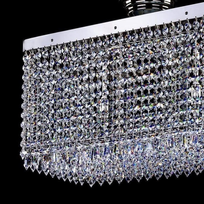 Потолочный светильник Artglass Leandra 250X450 Nickel CE — изображение 2