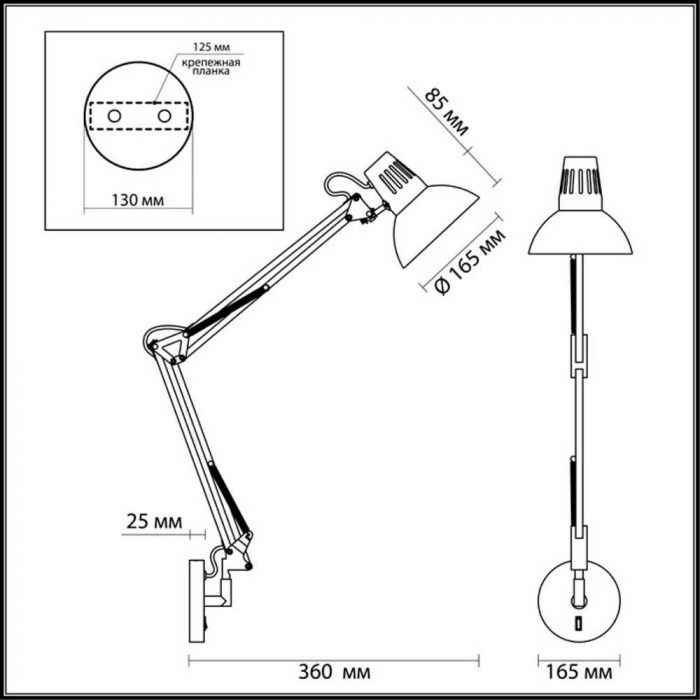 Спот Odeon Light Modern Kapal 3318/1W — изображение 3
