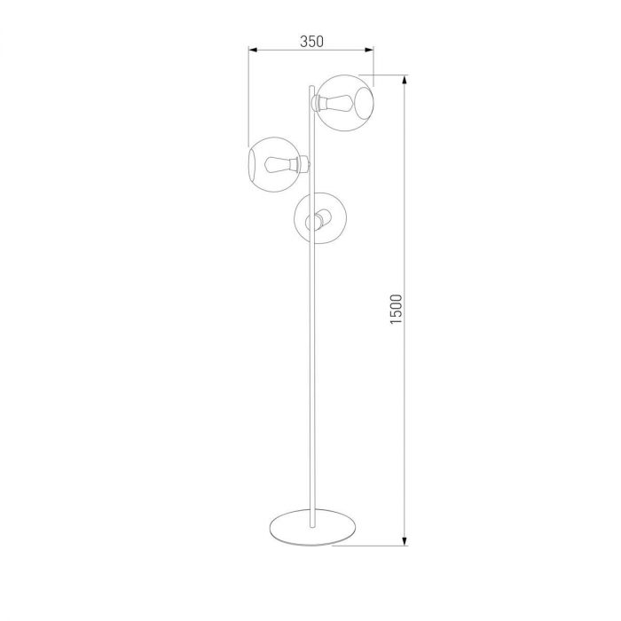 Торшер TK Lighting 5239 Cubus Graphite — изображение 2