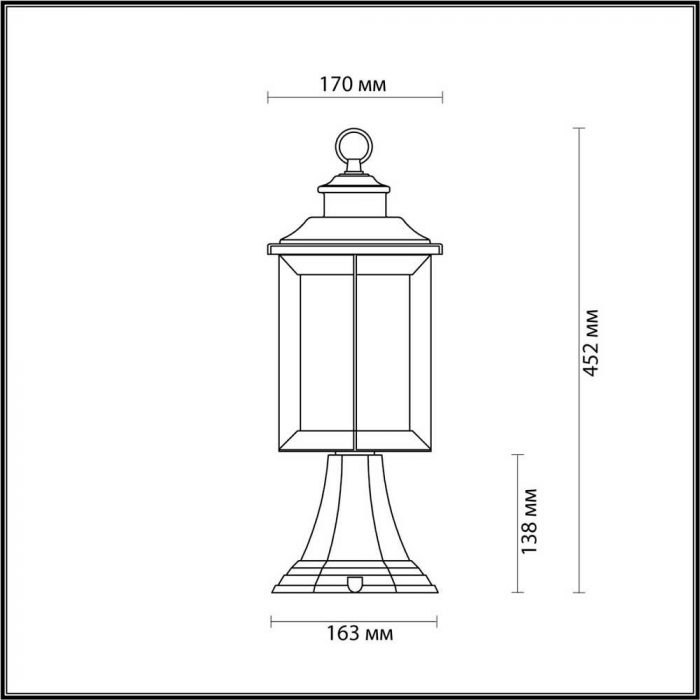 Уличный светильник Odeon Light Nature Mavret 4961/1A — изображение 6