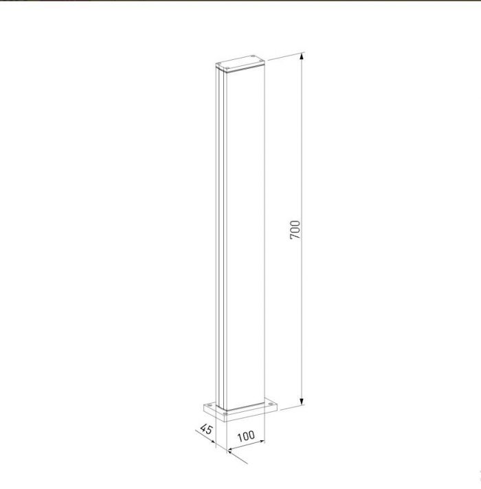 Уличный светодиодный светильник Elektrostandard 1538 Techno Led черный a053316 — изображение 2