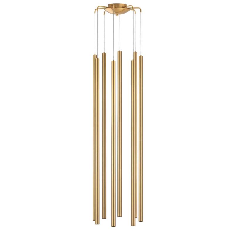 L8T747443 Люстра TUBO LED 40W 2560LM 25G ЗОЛОТО 4000K