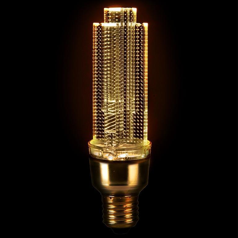 Лампа General GLDEN-CRYSTAL-5-230-E27-6500 Золотая