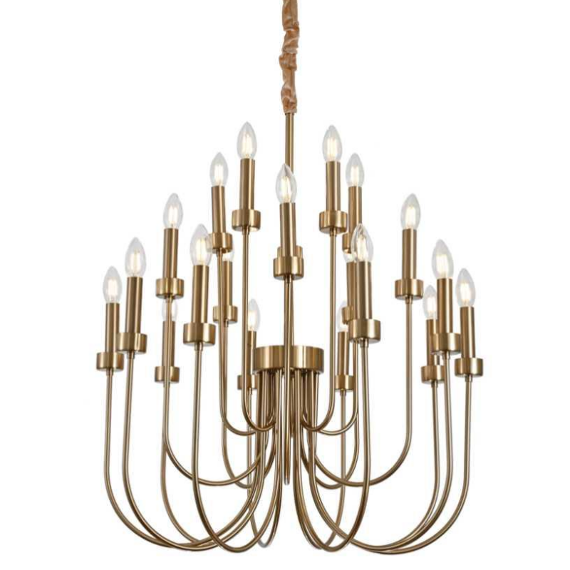 Люстра подвесная Alfa Light F1124-15 D650*H950 COPPER