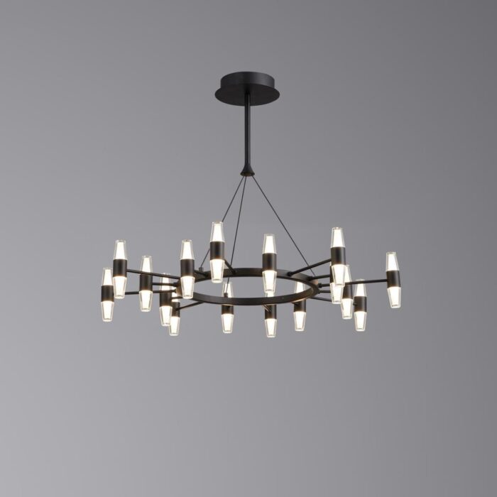 Люстра подвесная Alfa Light F3024-59 BLACK