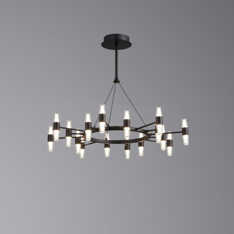 Люстра подвесная Alfa Light F3024-59 BLACK