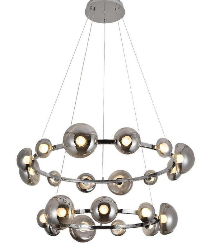 Люстра подвесная Alfa Light F4324-35 D95 Chrome