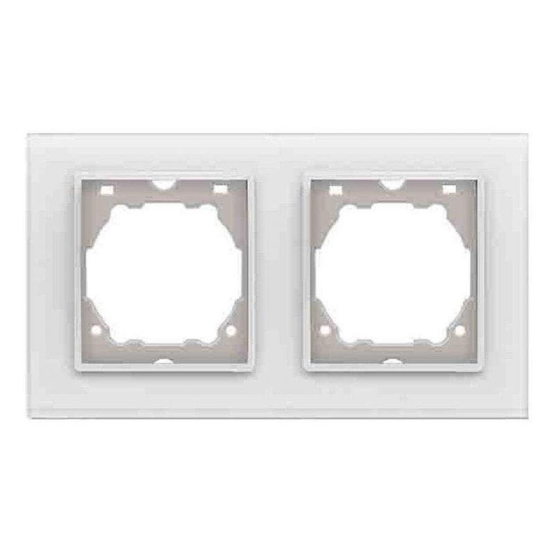 Рамка 2-постовая Vesta-Electric Exclusive White белый FRM050202BEL