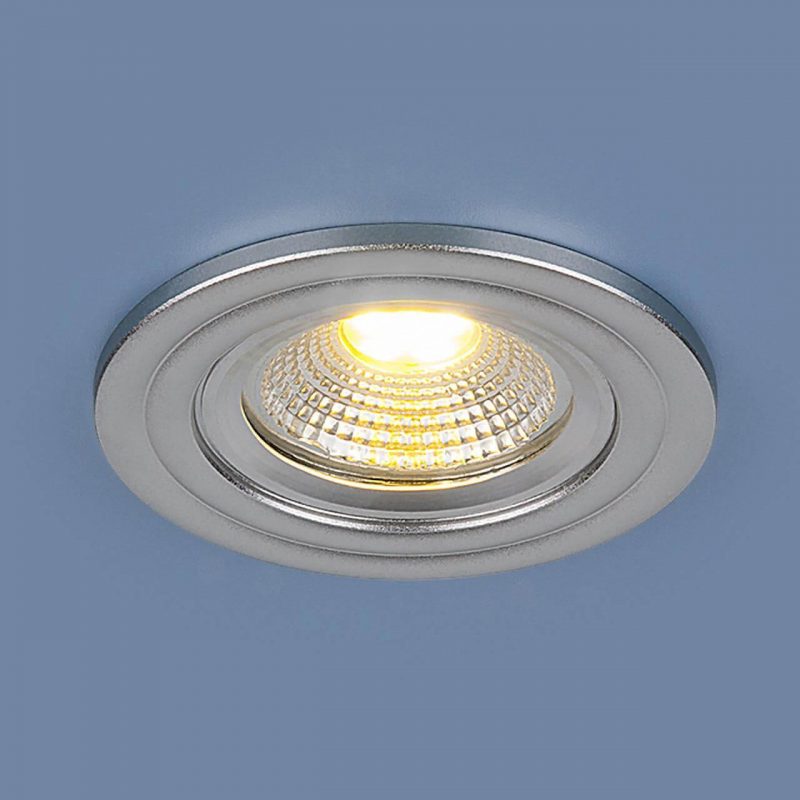 Встраиваемый светодиодный светильник Elektrostandard 9902 LED 3W COB SL серебро a038458