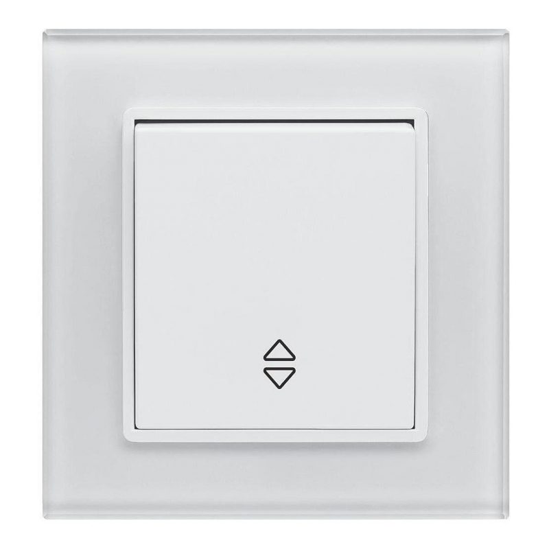 Выключатель одноклавишный проходной Vesta-Electric Exclusive White белый FVK050105BEL