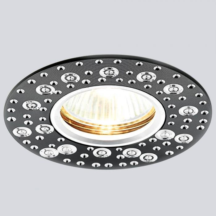 Встраиваемый светильник Ambrella light Classic A801 BK/AL — изображение 2