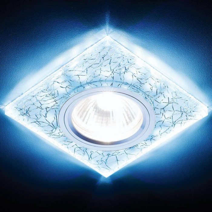 Встраиваемый светодиодный светильник Ambrella light Led S227 W/CH/C — изображение 2