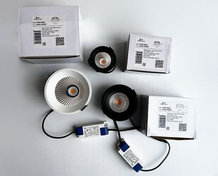 Встраиваемый светодиодный светильник Italline IT08-8036 white 4000K — изображение 3
