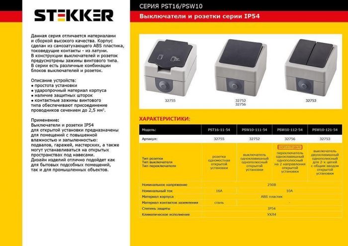 Выключатель двухклавишный Stekker Велена серый-графит PSW10-121-54 32753 — изображение 2