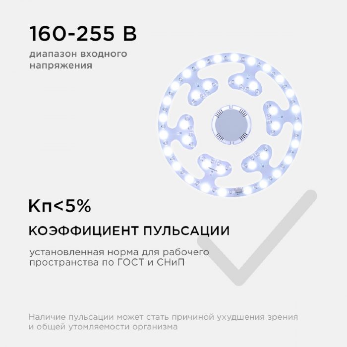 Светодиодный модуль Apeyron со встроенным драйвером 02-71 — изображение 8