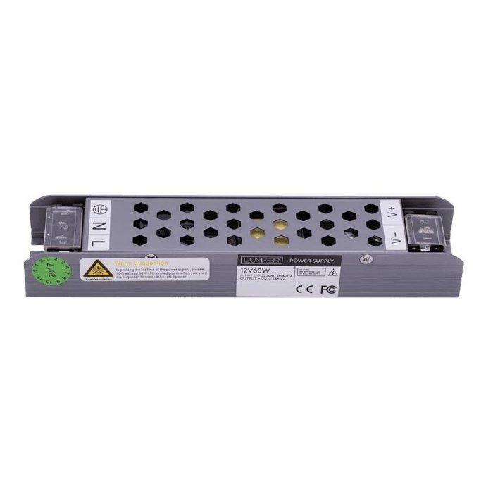 Блок питания SWG 12V 60W IP20 5A YA-60-12 002827 — изображение 2
