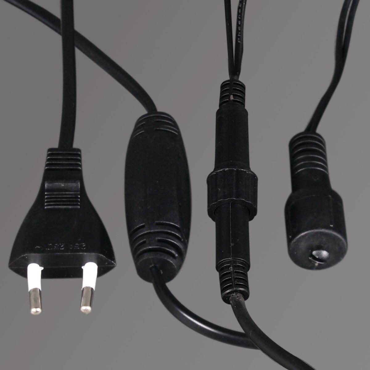 Cветодиодная гирлянда Sneha бахрома 230V белый мерцающий A-056AR WT FLASH — изображение 2