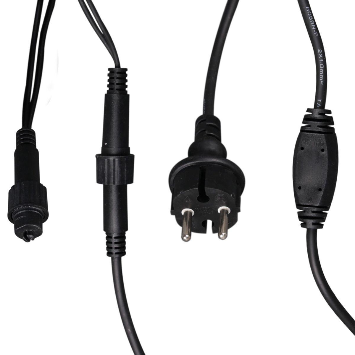 Cветодиодная гирлянда Sneha бахрома 230V белый мерцающий A-057A WT FLASH — изображение 3