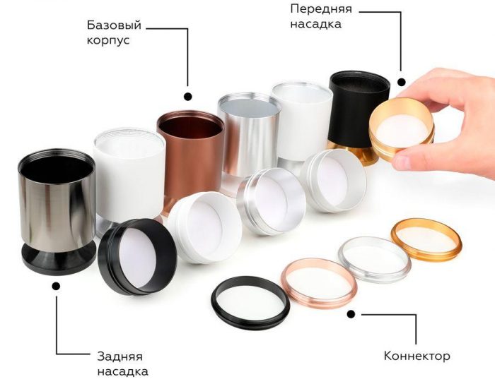 Коннектор декоративный Ambrella light DIY Spot A2070 — изображение 2