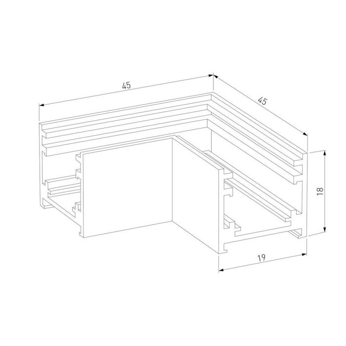 Коннектор L-образный Elektrostandard Titan Line 85224/00 a069716 — изображение 2