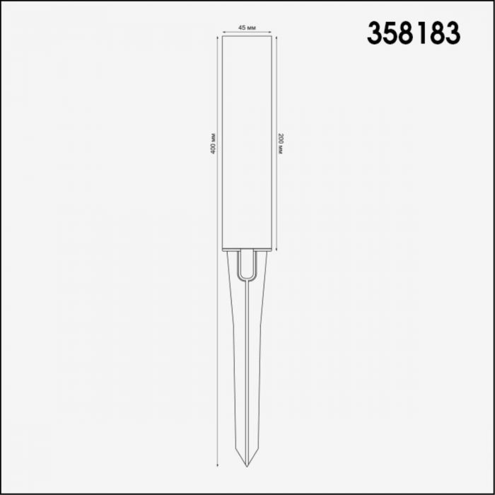 Корпус для модуля Novotech Street Nokta 358183 — изображение 3