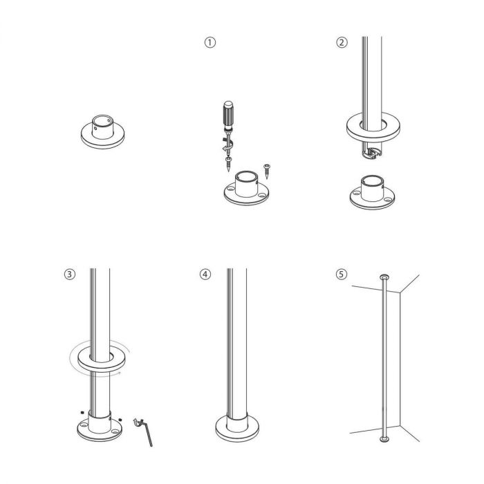Крепление напольно-потолочное Elektrostandard Mini Magnetic 85203/00 a067291 — изображение 2