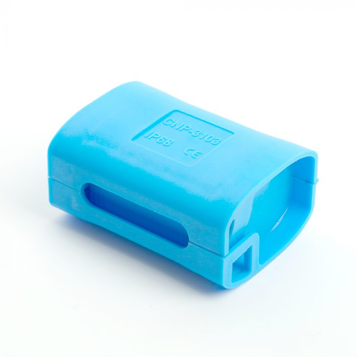 LD549 Коробка изоляционная с гелем, 450V, 74х46х26, синий — изображение 3