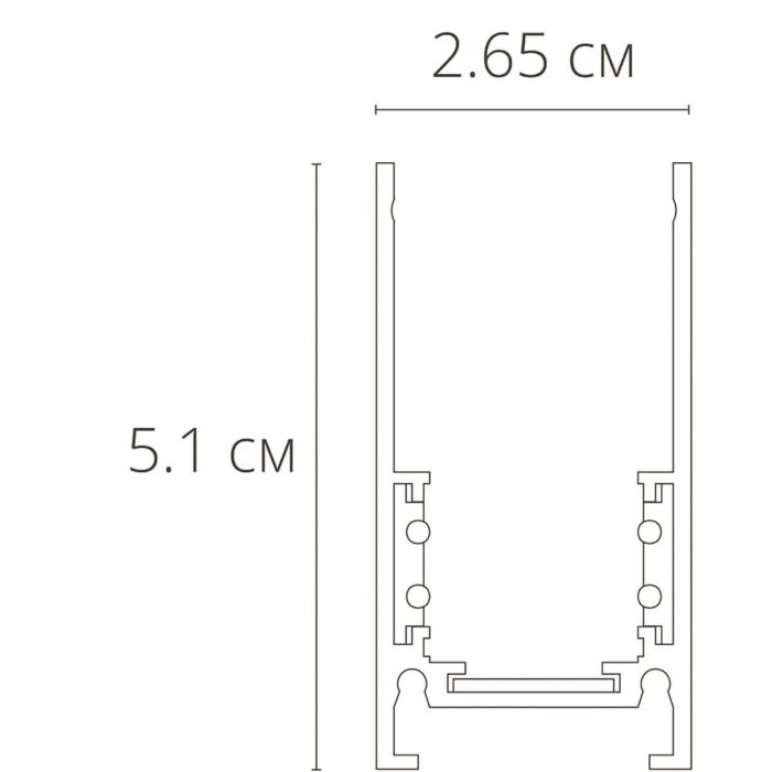 Магнитный шинопровод Arte Lamp Linea-accessories A460233 — изображение 2