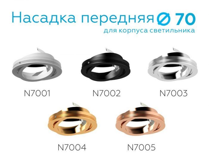 Насадка передняя поворотная Ambrella light DIY Spot N7005 — изображение 5