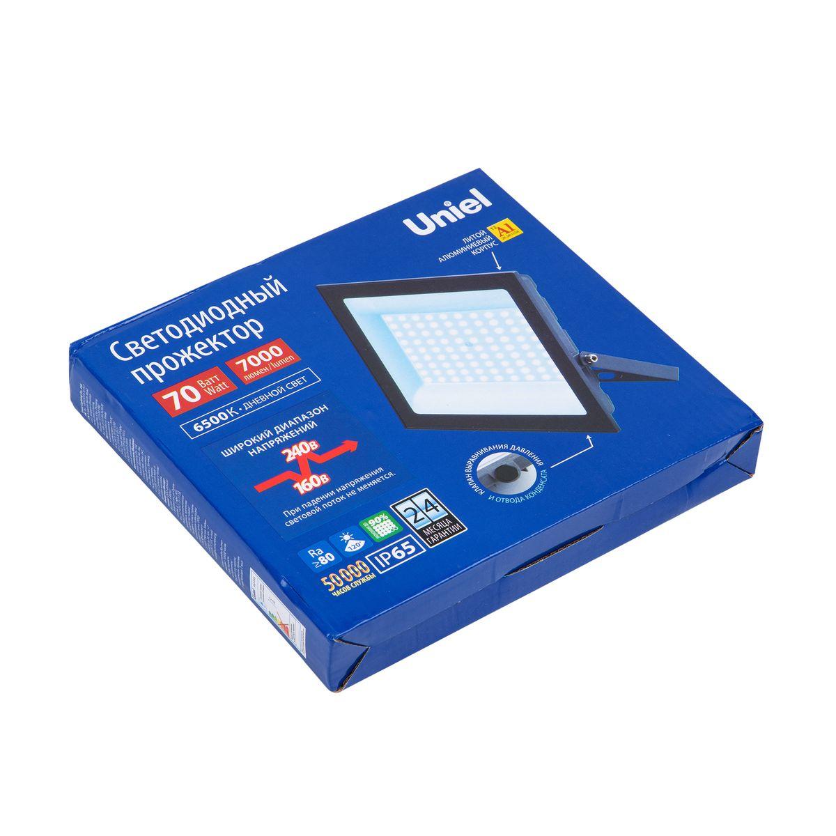 Прожектор светодиодный Uniel ULF-F23-70W/6500K IP65 160-240V Grey UL-00011847 — изображение 2