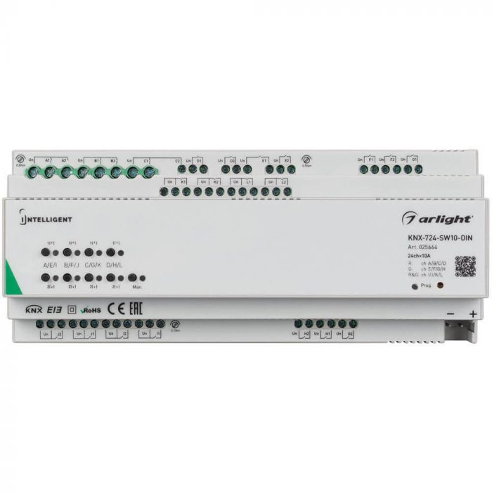 Релейный модуль Arlight KNX-724-SW10-DIN 025664 — изображение 2
