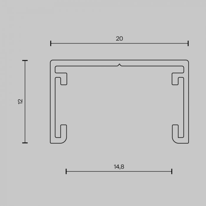 Шинопровод накладной Maytoni Technical Busbar trunkings Basity TRX172-112B — изображение 5