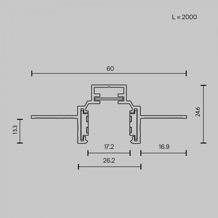 Шинопровод встраиваемый Maytoni Technical Exility Busbar TRXM034-422B — изображение 2