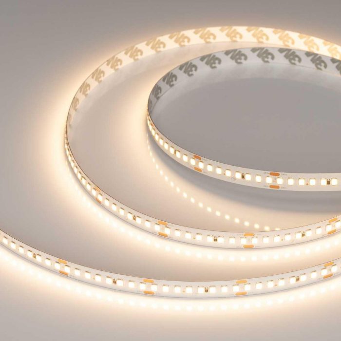 Светодиодная лента Arlight 17,6W/m 192LED/m 2835SMD теплый белый 5M RT-A192-10mm 24V Warm3000 038775 — изображение 5