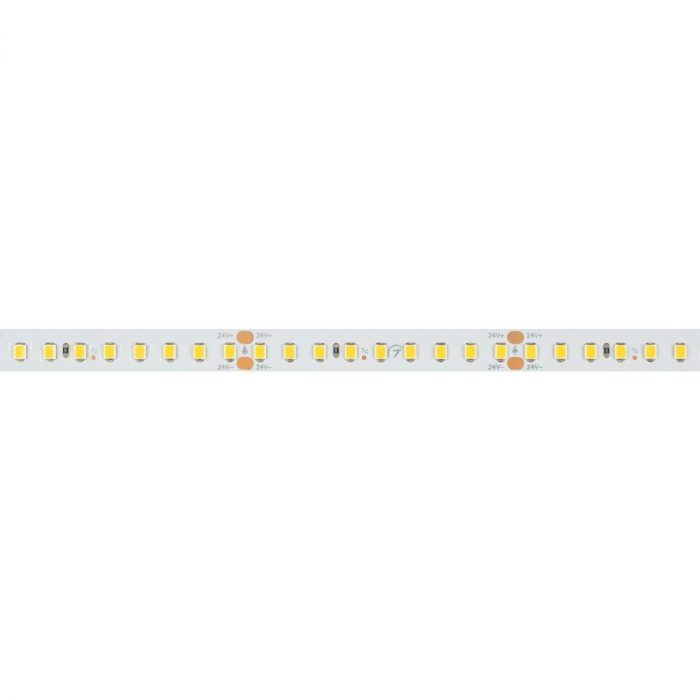 Светодиодная лента Arlight 7,7W/m 144LED/m 2835SMD теплый белый 5M RT-A144-10mm 24V Warm3000 038782 — изображение 2
