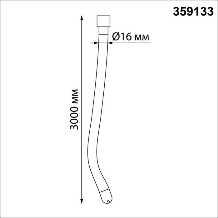 Светодиодный гибкий неон Novotech Konst Ramo 38W/m дневной белый 3 м 359133 — изображение 7