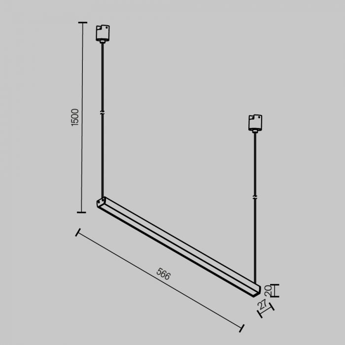 Трековый подвесной светильник Maytoni Technical TR170-1-26W3K-B — изображение 8