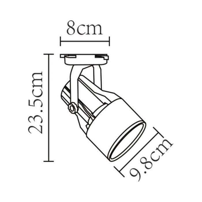 Трековый светильник Arte Lamp A6252PL-1BK — изображение 2